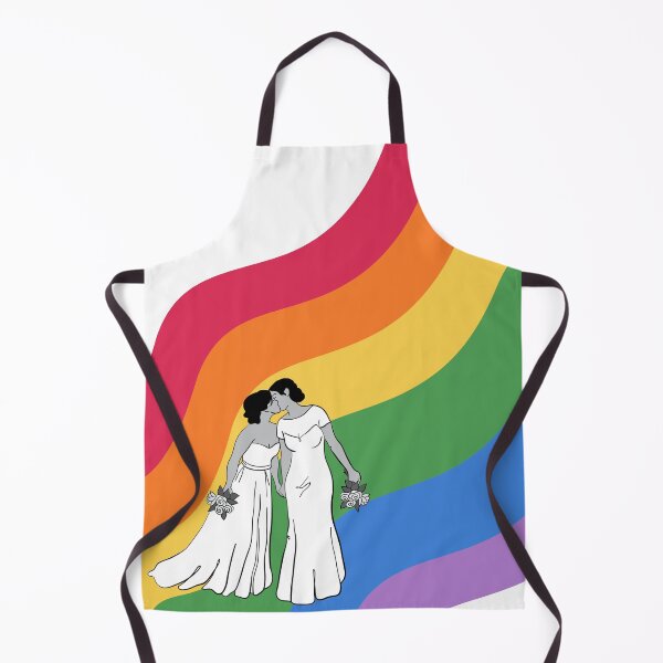 Item preview, Sapphic Wedding Rainbow designed and sold by JadeRiverImages.