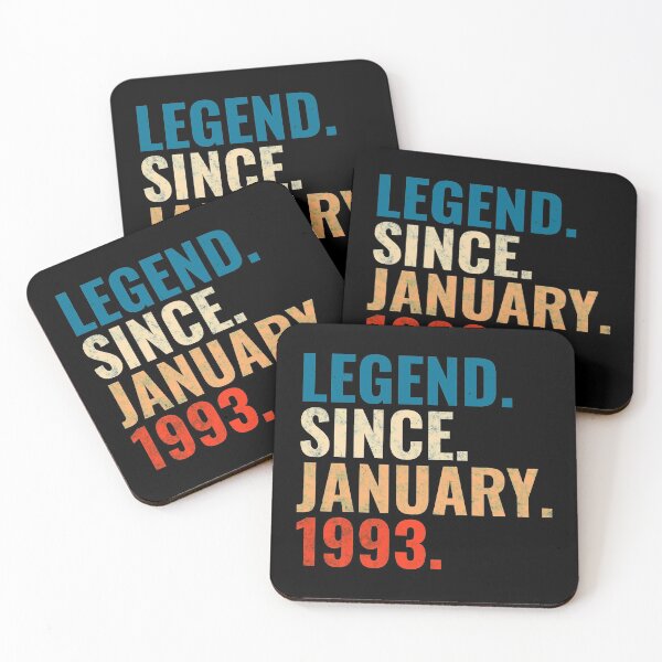 Item preview, Legend Since January 1993 Retro Vintage designed and sold by Teelogic.
