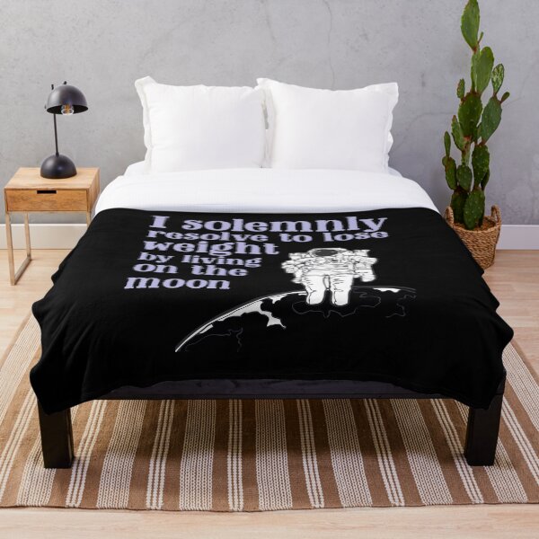 Item preview, I solemnly resolve to lose weight by living on the moon designed and sold by FancifulDesign.