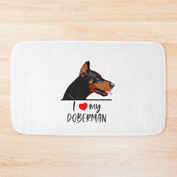 Artikelvorschau, Ich liebe meinen Dobermann entworfen und verkauft von Hollyroseart.