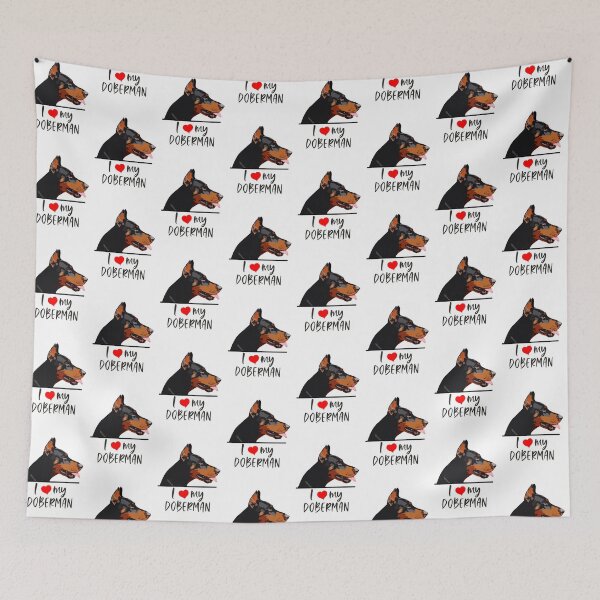 Item preview, I love my Doberman designed and sold by Hollyroseart.