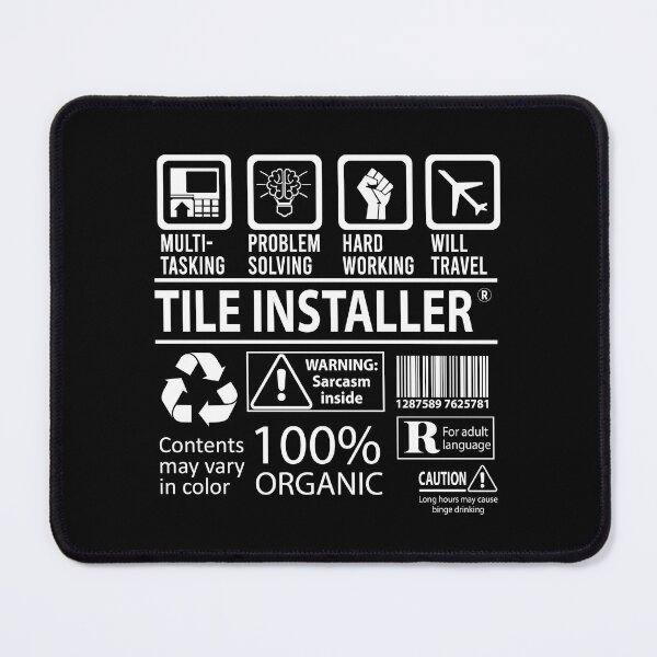 Item preview, Tile Installer T Shirt - MultiTasking Certified Job Gift Item Tee designed and sold by andahanson.