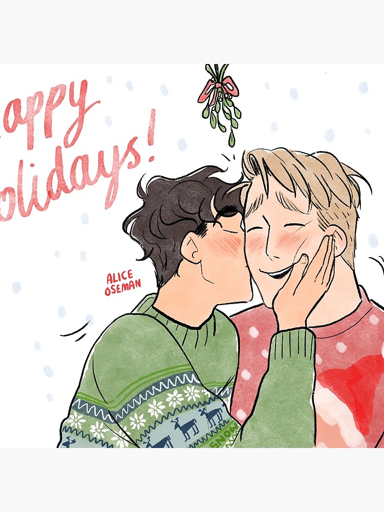 Thumbnail 5 of 5, Acrylic Block, Happy Holidays designed and sold by Alice Oseman.