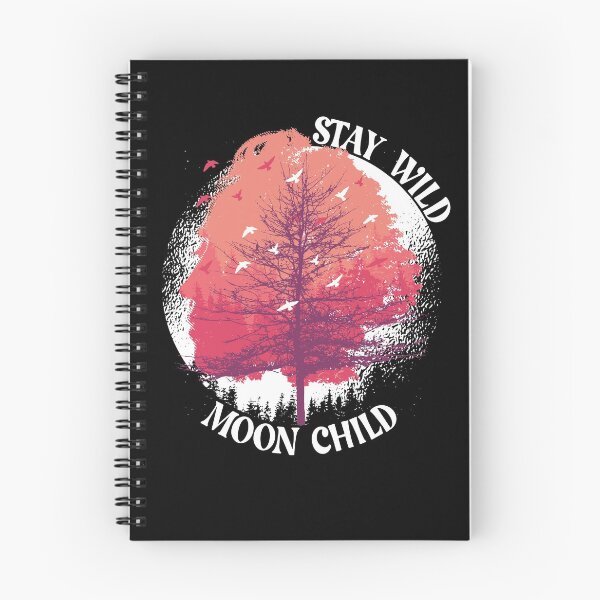 Item preview, Stay Wild Moon Child Boho Peace Hippie Gift Moon Child Gear designed and sold by DynamicDesign.