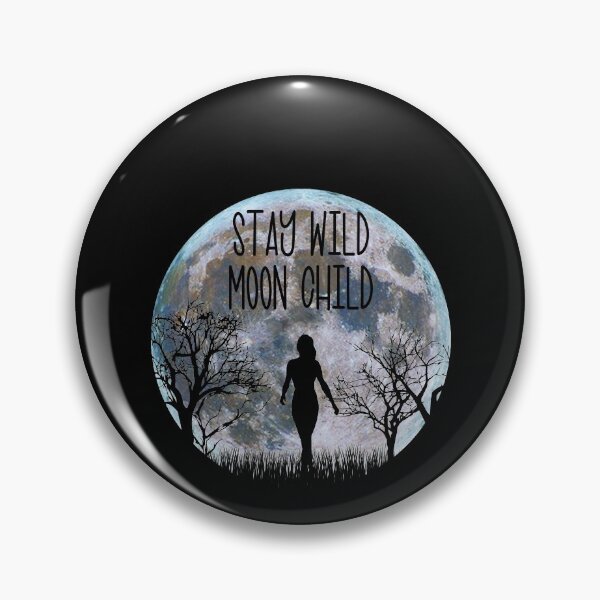 Item preview, Stay Wild Moon Child Boho Peace Hippie Gift Moon Child Gear designed and sold by DynamicDesign.