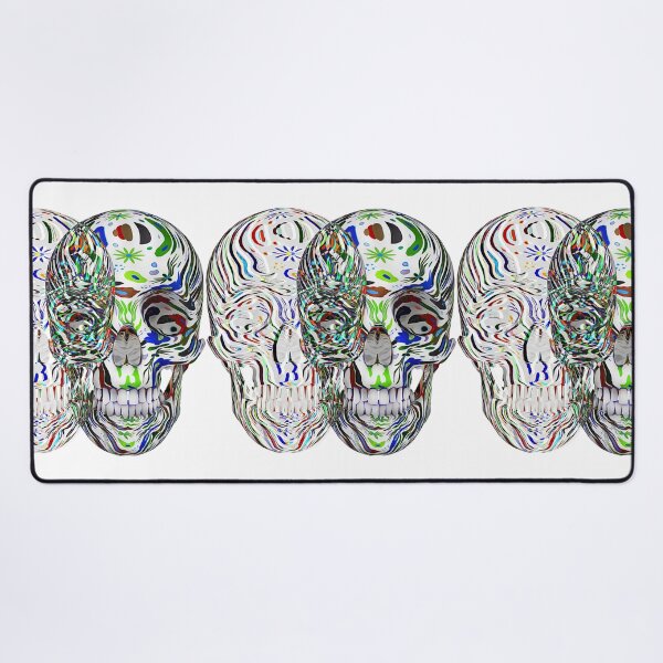 Item preview, Abstract flower Skull (art2) designed and sold by Wiko Glitch.