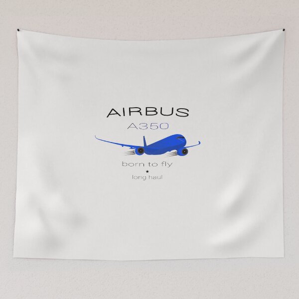 Item preview, Airbus A350 Aircraft - Modern T-Shirt Light Design designed and sold by FouDeeziner.