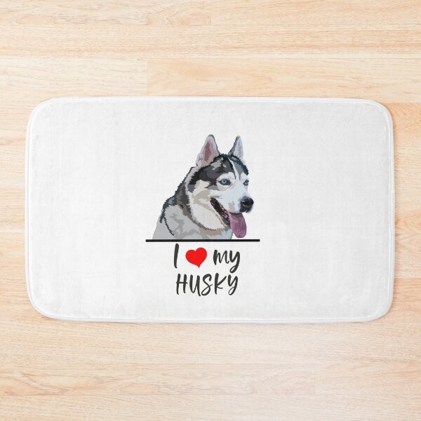 Artikelvorschau, Ich liebe meinen Husky entworfen und verkauft von Hollyroseart.