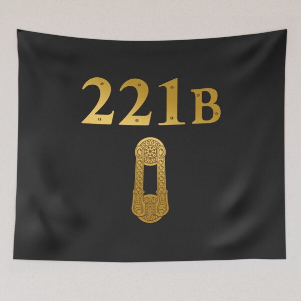 Item preview, Sherlock Holmes "221B" designed and sold by Vertigo Creative.