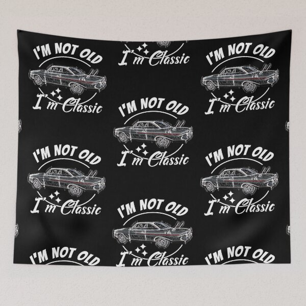 Item preview, I'm Not Old I'm Classic Vintage Bubble Top Muscle Car designed and sold by CharJens.