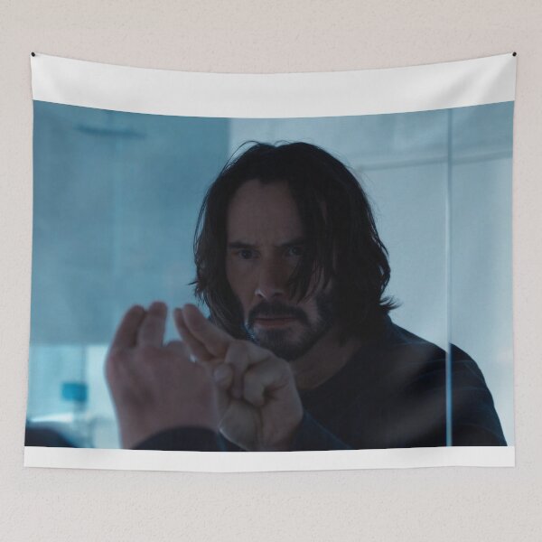 Item preview, Neo Touches a Mirror The Matrix Resurrections designed and sold by ShadowsAndFaces.
