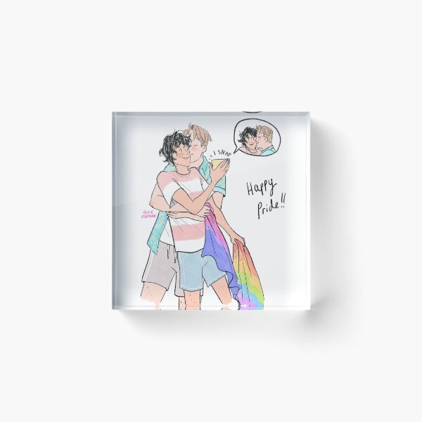 Happy Pride Acrylic Block