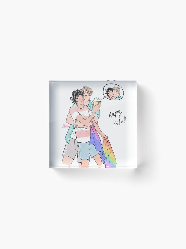 Alternate view of Happy Pride Acrylic Block