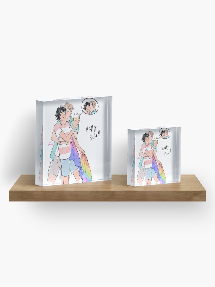 Alternate view of Happy Pride Acrylic Block
