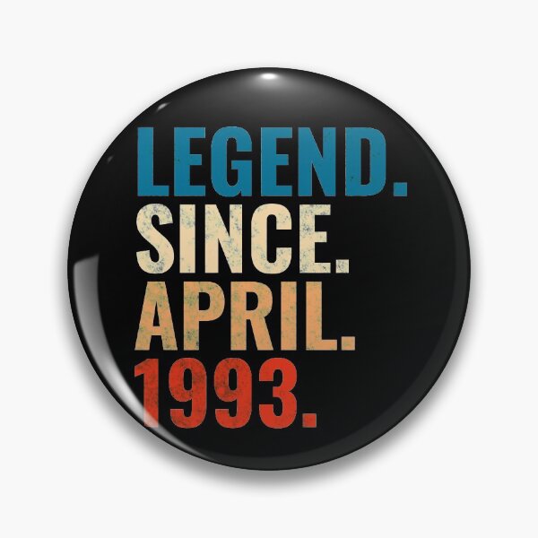 Item preview, Legend Since April 1993 Retro Vintage designed and sold by Teelogic.