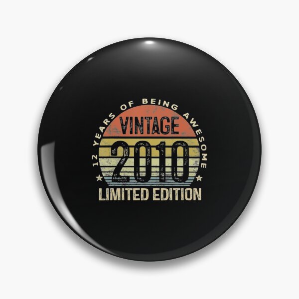 Artikelvorschau, 12 Jahre Vintage 2010 Limited Edition 12. Geburtstag entworfen und verkauft von whenevery3.