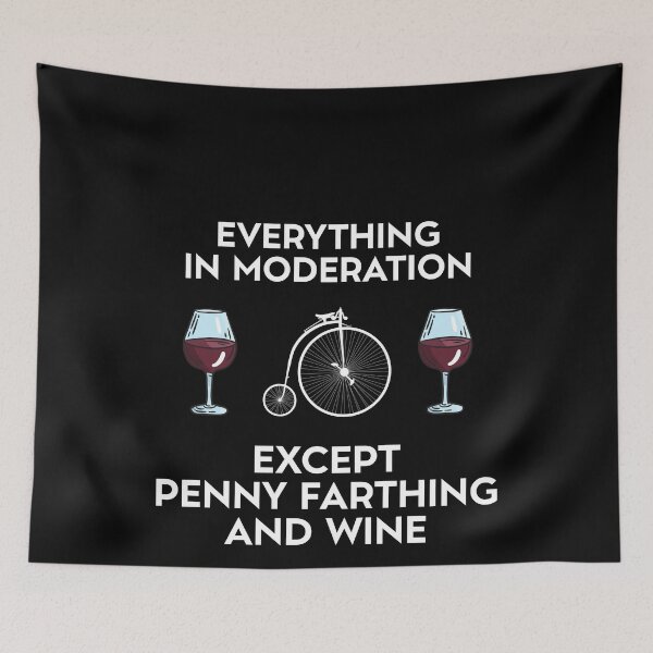 Item preview, Penny Farthing And Wine designed and sold by Salvadax.