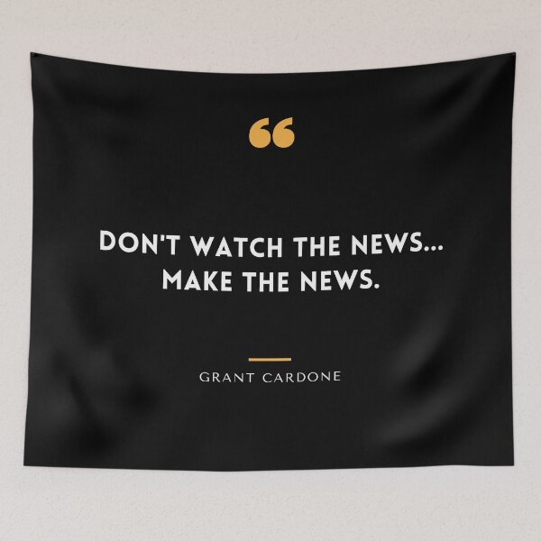 Item preview, Don't watch the news, make the news. designed and sold by KingsManKind.