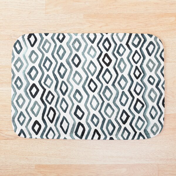 Item preview, Diamond Zig Zag Deep Gray-Green Blue designed and sold by studioanalog.