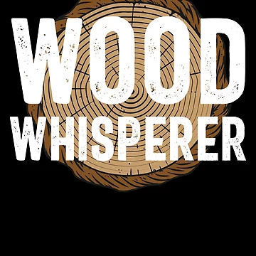 Imagen de la obra Wood Whisperer Carpenter Gift Funny Logger Lumberjack Gear de DynamicDesign