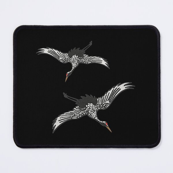 Item preview, flying red-crowned cranes, bird lover outfits, japanese art designed and sold by Kirei-Lily.
