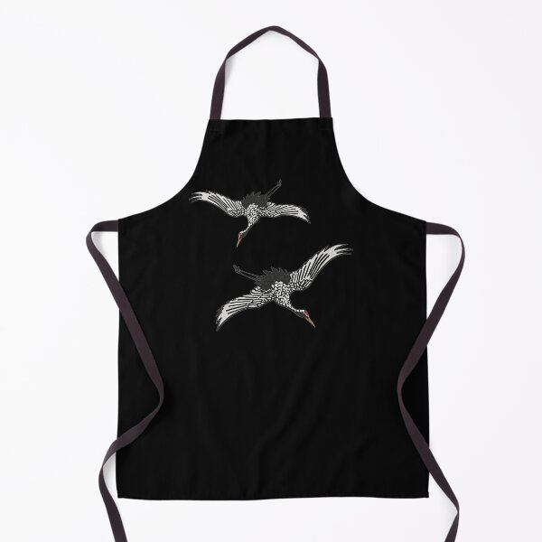 Item preview, flying red-crowned cranes, bird lover outfits, japanese art designed and sold by Kirei-Lily.