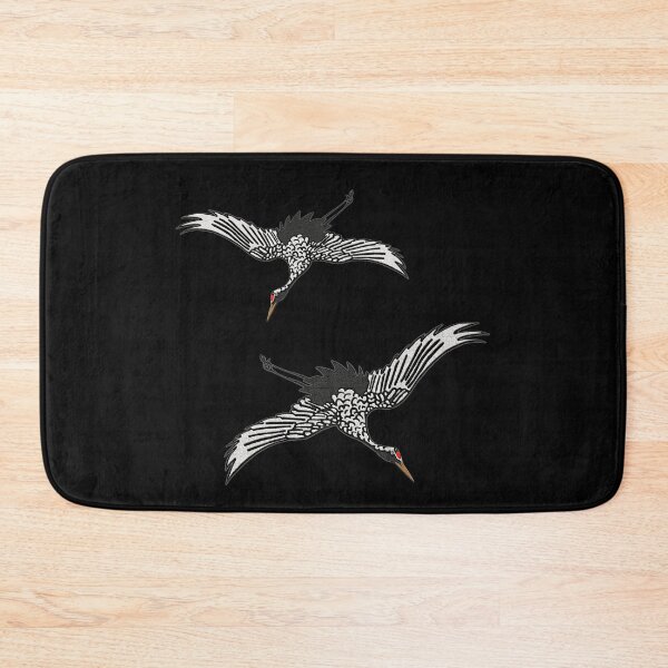 Item preview, flying red-crowned cranes, bird lover outfits, japanese art designed and sold by Kirei-Lily.