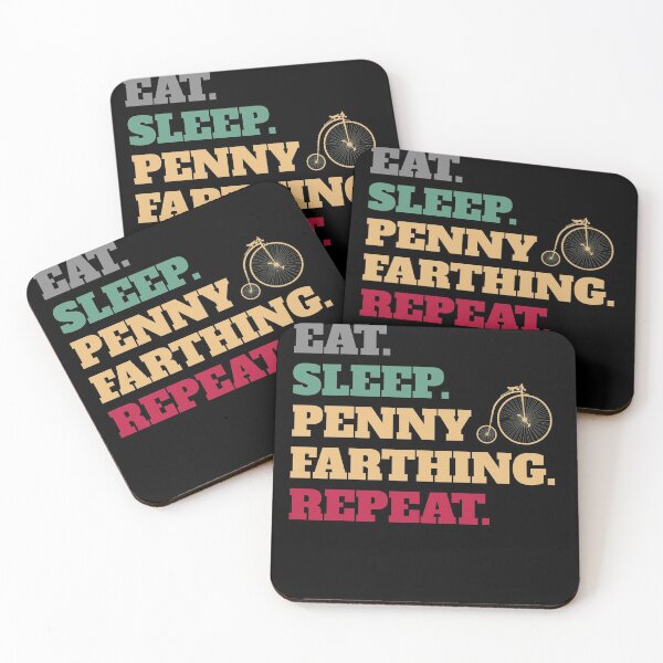 Item preview, Eat Sleep Penny-Farthing Repeat designed and sold by Salvadax.