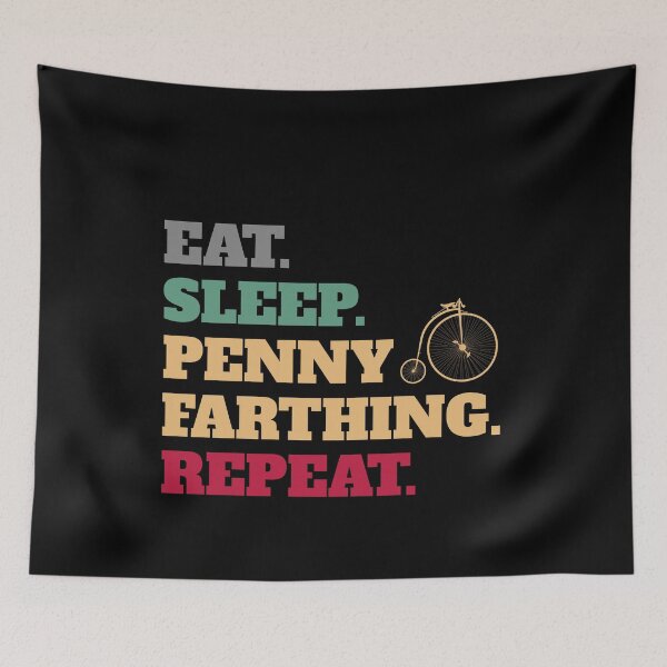 Item preview, Eat Sleep Penny-Farthing Repeat designed and sold by Salvadax.