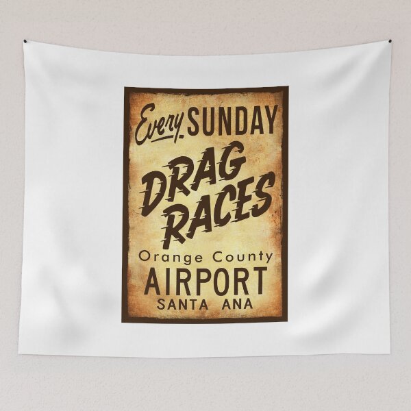 Item preview, Drag Races Poster Art designed and sold by hotrodz.