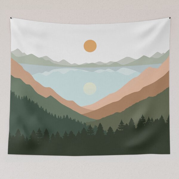 Item preview, Sun and Mountain designed and sold by rurudesign.