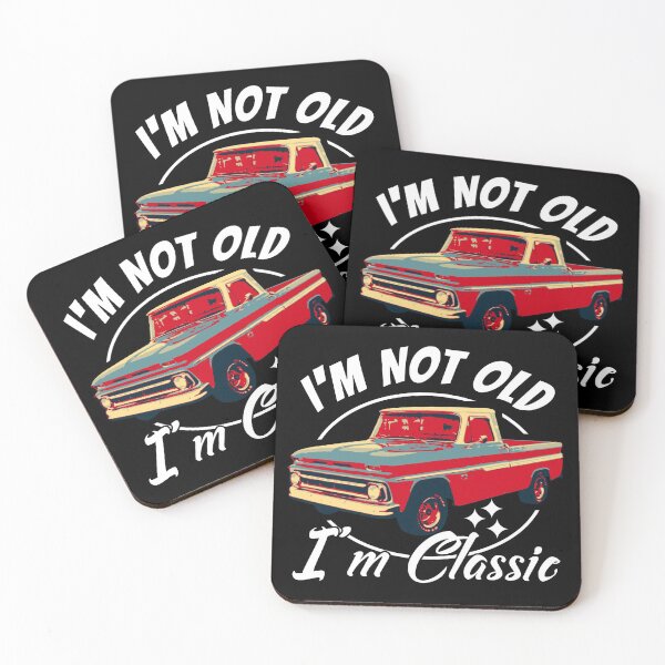 Item preview, I'm Not Old I'm Classic Vintage Short Bed Pickup Truck  designed and sold by CharJens.