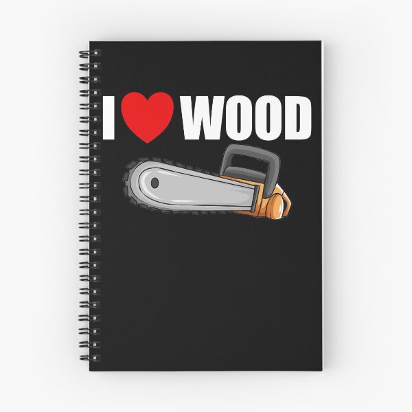 Item preview, I Love Wood Chainsaw Red Heart Logger Men's Lumberjack Gear designed and sold by DynamicDesign.