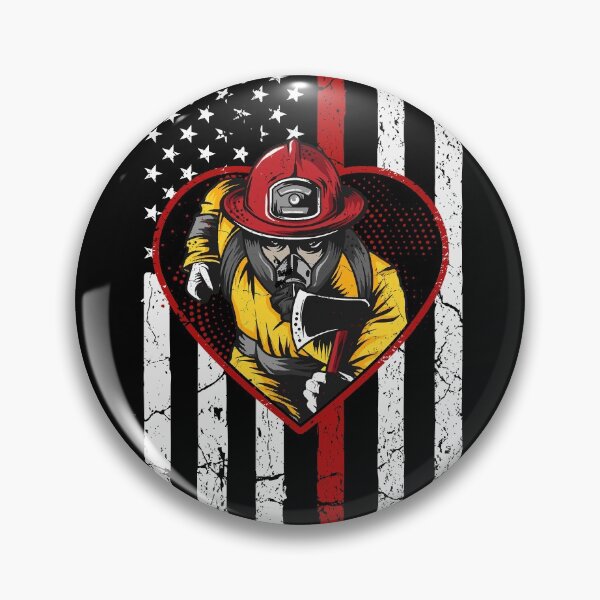 Item preview, Firefighter Flag American designed and sold by verdecuddly.