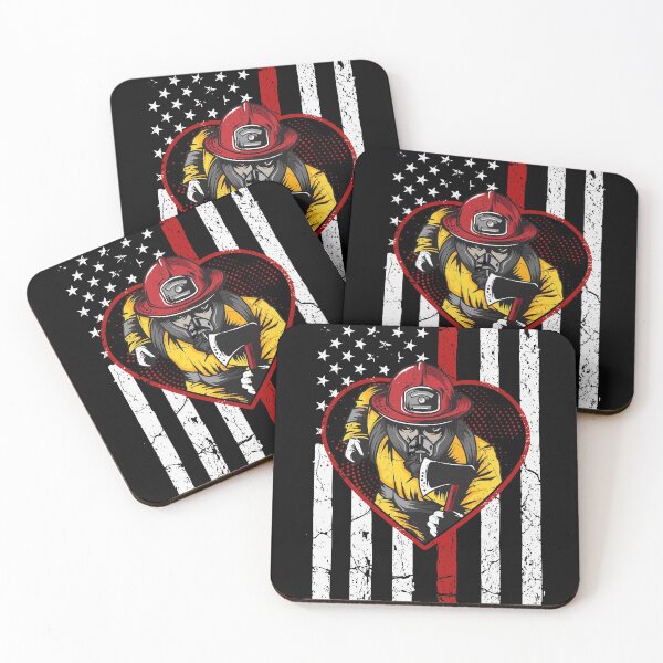 Item preview, Firefighter Flag American designed and sold by verdecuddly.