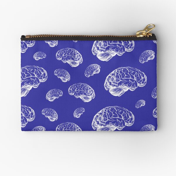 Brain Pattern Zipper Pouch