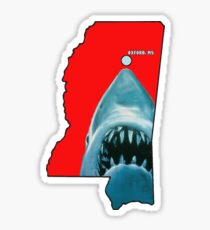 Ole Miss Landsharks Sticker