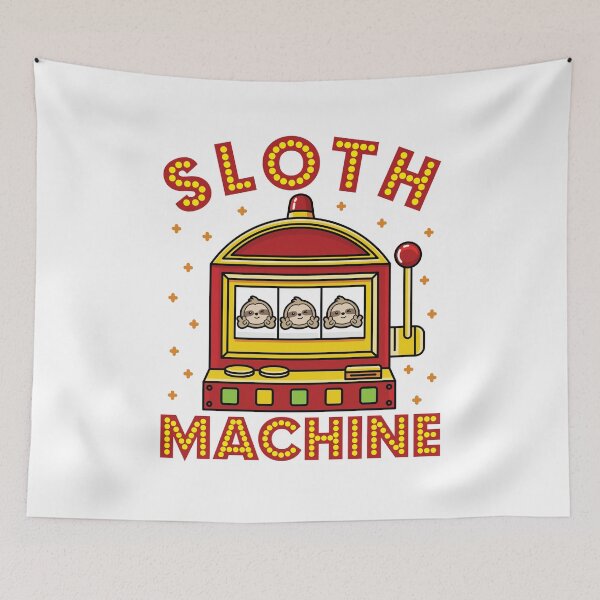 Item preview, Sloth Machine Funny Casino Slot Machine designed and sold by jaygo.