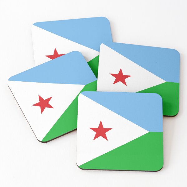 Item preview, Djibouti Flag designed and sold by WorldFlagCo.