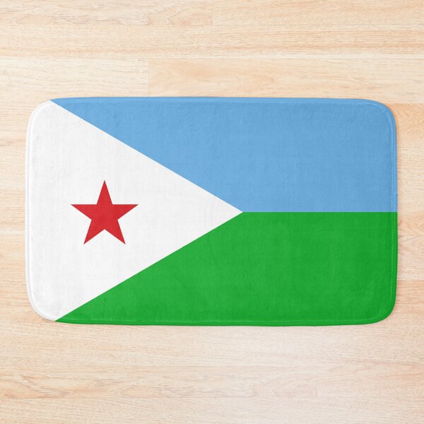 Item preview, Djibouti Flag designed and sold by WorldFlagCo.