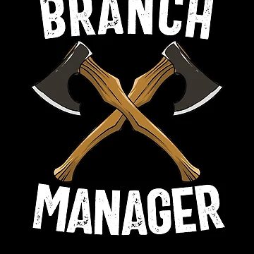 Imagen de la obra Branch Manager Hand Axe Funny Logger Men's Lumberjack Gear de DynamicDesign