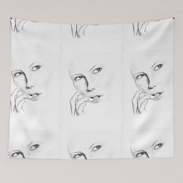 Item preview, Jessica Biel designed and sold by aprilwebbartist.
