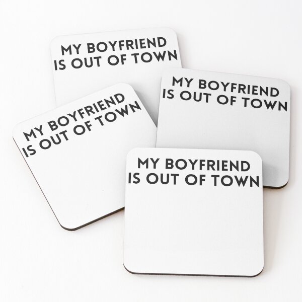 Item preview, my boyfriend is out of town FUNNY GIFT IDEA FOR HER & HIM designed and sold by Live  Today.