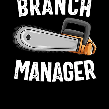 Imagen de la obra Branch Manager Chainsaw Funny Logger Men's Lumberjack Gear de DynamicDesign