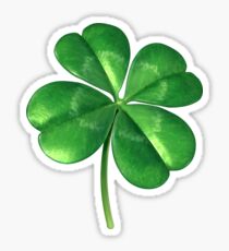 Lucky Four-Leaf Clover Sticker