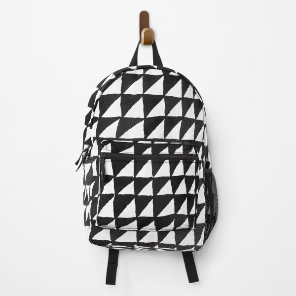 Item preview, Black and White Triangle Grid designed and sold by studioanalog.