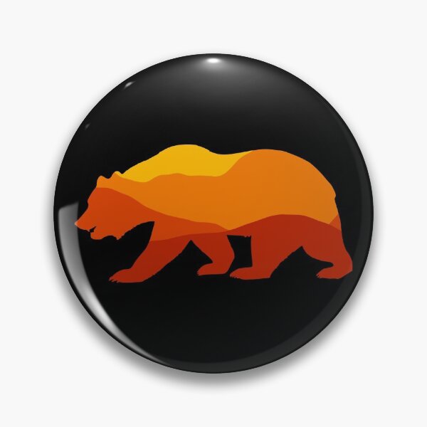 Item preview, mountain bear orange designed and sold by artirio.