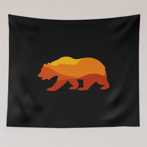 Item preview, mountain bear orange designed and sold by artirio.