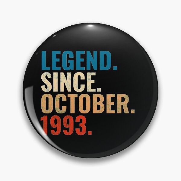 Item preview, Legend Since October 1993 Retro Vintage designed and sold by Teelogic.