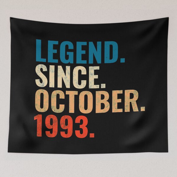 Item preview, Legend Since October 1993 Retro Vintage designed and sold by Teelogic.